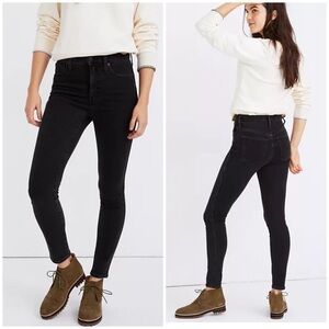 NEW Madewell 10" High-Rise Skinny Jeans in Starkey Wash 28